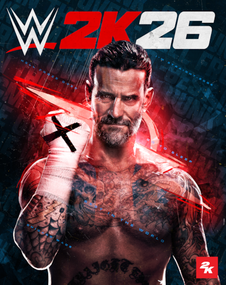 WWE 2K26 official game artwork